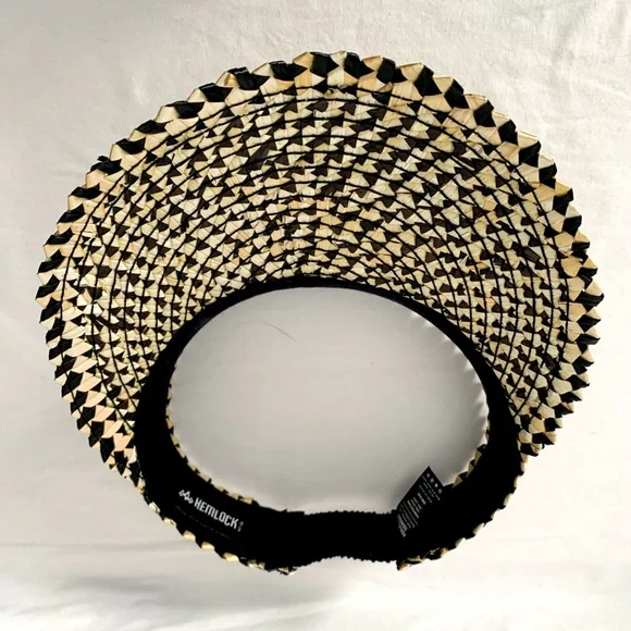 Hemlock 100% Straw Hat Visor - Picture 7 of 7
